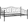 Twin size French Country Style Black Metal Day Bed Frame