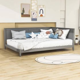 Full size Modern Daybed in Grey Wood Finish