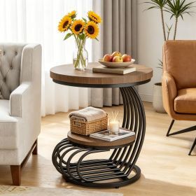 End Table with Space-Saving